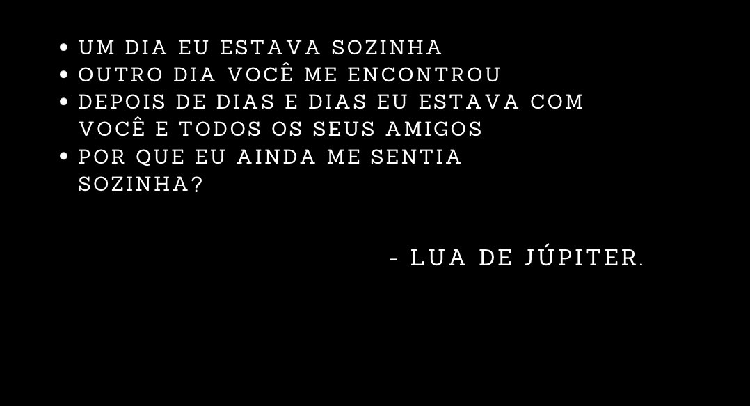 LuadJupiter's tweet photo. #poesia #poema #poetry #pensamentos https://t.co/w4j9KwZSK1
