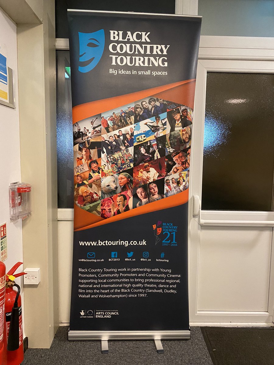 nataliebct's tweet photo. The @BCT_Touring banner is out of hibernation at the first #youngpromoters event for far too long!  good to be back amongst lovely people @WalsallArena with @BCDanceHub and @SoniaSabriCo https://t.co/MraKVOSgkK