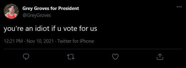 SenatorCalvin's tweet photo. Deleted tweet by @GreyGroves. I'm always working to uncover the truth! https://t.co/0uSKbAHw65