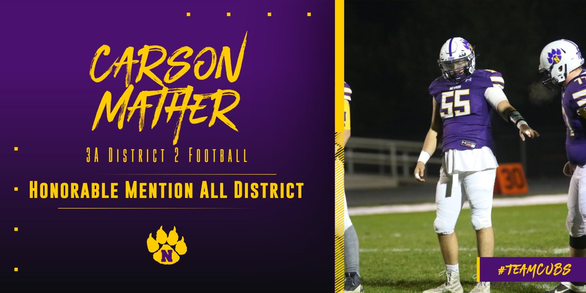 cubsactivities's tweet photo. Congratulations Carson on your Honorable Mention All-District Selection! 

#NevadaCubPride #TeamCubs https://t.co/x28f8COh27