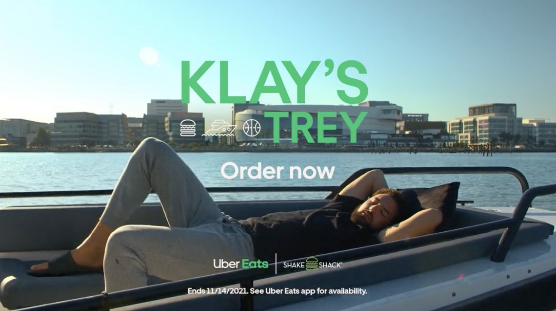 [影片] Klay Thompson的UberEat廣告