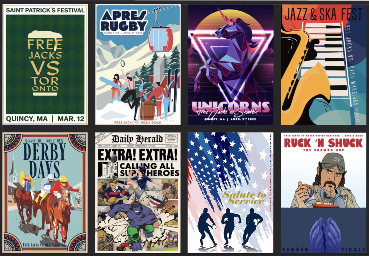 🐎//🏟 Eight home matches means eight times the fun and eight unique festivals to get excited for, #NewEngland! 

Which ones are you most excited for? Drop an emoji below and let us know! 
☘️ | 🎿 | 🦄 | 🎷 | 🏇🏼 | 🦸‍♂️ | 🎖 | 🦪 

#SaddleUp #LetsRide #MLR2022