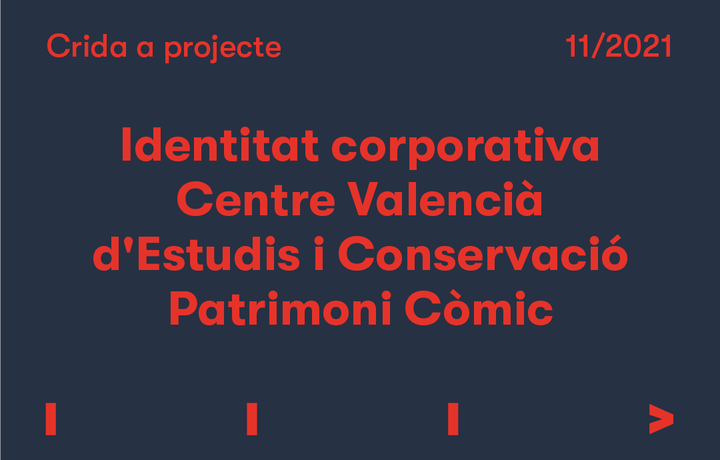 APIValencia's tweet photo. 📣📣 #CridaAProjecte: Identitat corporativa del Centre Valencià d’Estudis i Conservació del Patrimoni del Còmic @AjuntamentVLC

⏰Termini: del 8 de novembre fins al 22 de novembre de 2021, ambdós inclusivament

👉Més informació: https://t.co/EwrXKYxqmP https://t.co/zfYVHD83r6