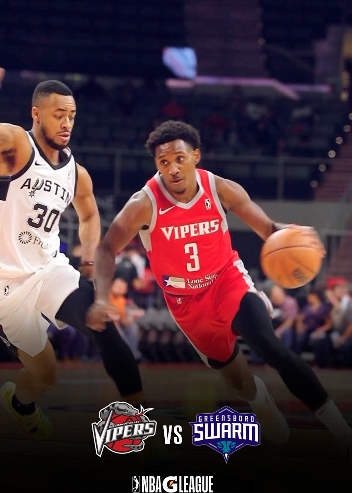 RGVVipersBR's tweet photo. 🚨GAMEDAY🚨

🏀@RGVVipers vs @greensboroswarm 
⏰20:00
📌Greensboro Coliseum Fieldhouse

#ViperNation #TheValleysTeam @RGVVipers https://t.co/QaHAohXNdX