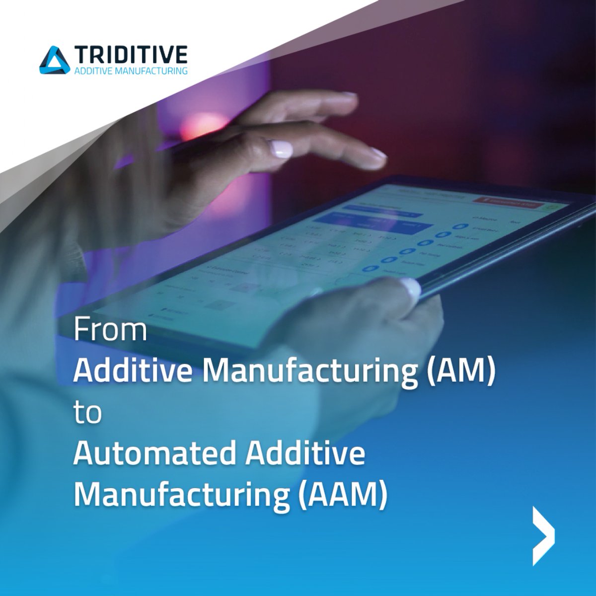 TRIDITIVE's tweet photo. Ready for the next level?

#AdditiveManufacturing (AM) is boosting industrial production processes.

Now, let's add automation.
Meet Automated Additive Manufacturing (AAM).

#Triditive #AMCELL #design #3DP #3DPrint #3DPrinter #3DPrinters #3DPrinting #manufacturing #manufacturer https://t.co/wa9DxhR39F