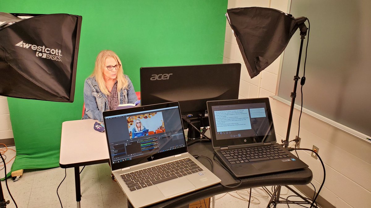 Behind the scenes of Ms. Webb reading the 1st chapter of our new One School One Book choice, Wishtree! Signal Hill Elementary is so excited to go through this Wishtree journey together. Thank you for leading us Ms. Webb! #PandaStrong #SHESstrong #pwcs @pandaprincipal <a href="/SHHebner/">Brenda HEBNER</a>