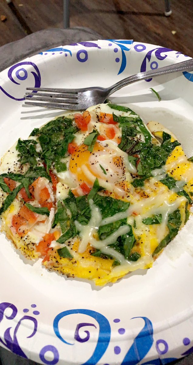 Quick little breakfast today 😩