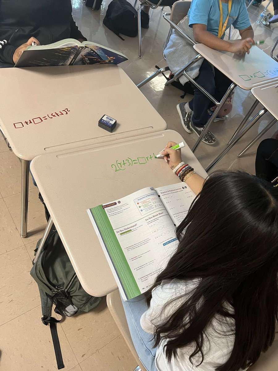 pcosme1908's tweet photo. These 6th math scholars are engaged and working with their awesome teacher, Mr. Frasier on the distributive property.
This is #studentengagement at its finest. This isβ¦we areβ¦@palmspringsms. π€© #OurShineIsInProgress https://t.co/tlu6gmjWbt