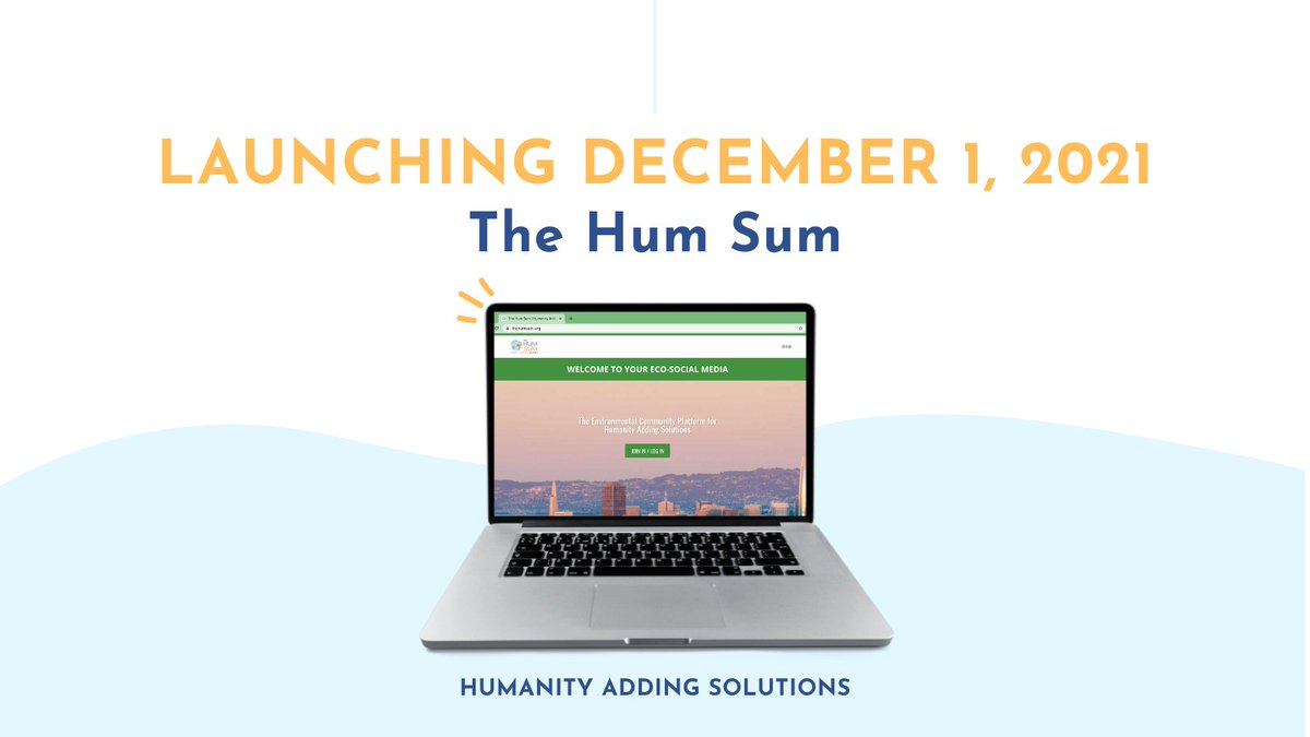 TheHumSum's tweet photo. Launching Dec. 1: THE HUM SUM! Say goodbye to beta testing and hello to humanity adding solutions. 
🌿
You can create your Hum Sum profile now at https://t.co/GDA1XozzJu. @MatterOfTrust 
#humanityaddingsolutions #socialmedia #launchday https://t.co/KZLSTuC9Wq