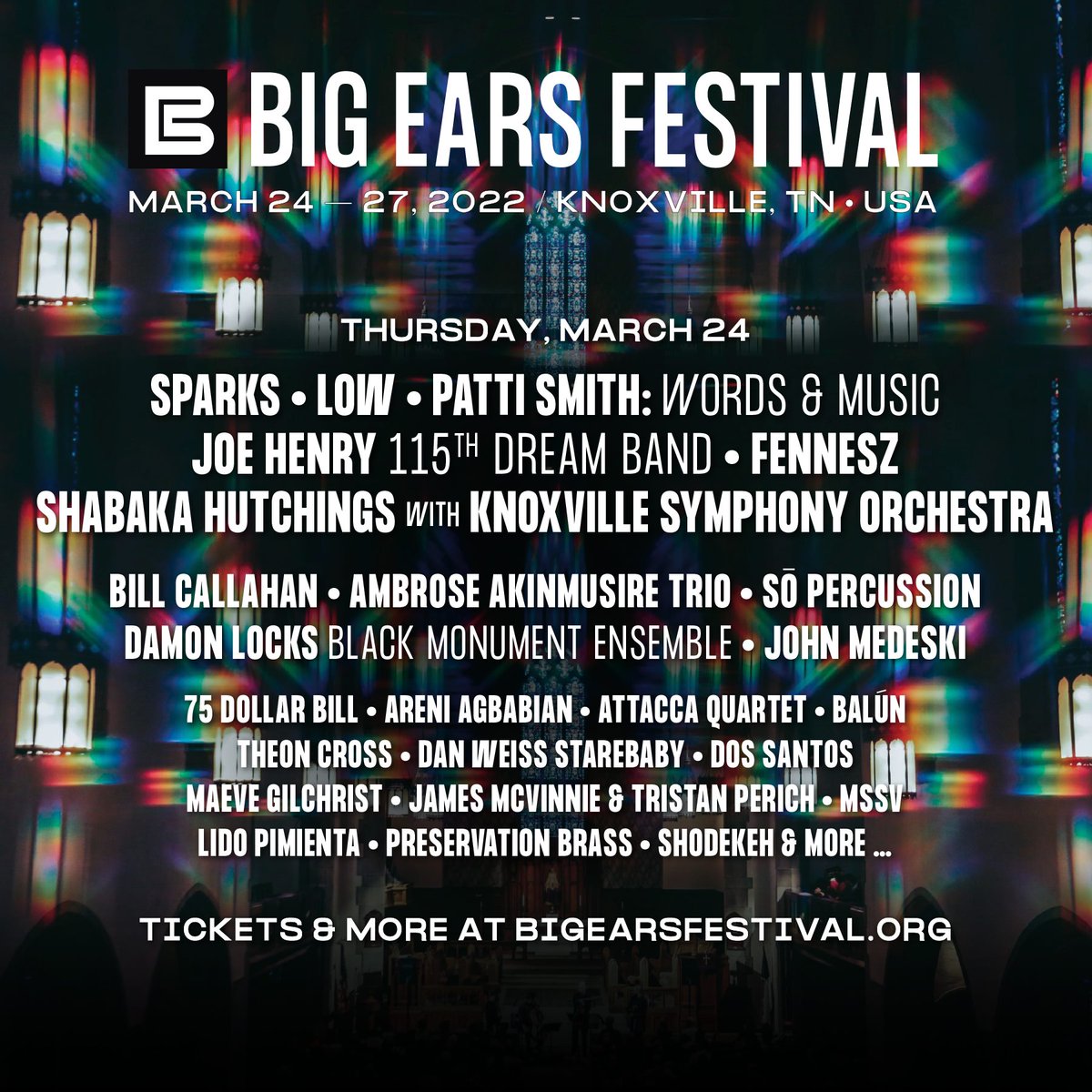 Big Ears Festival 2022 Lineup Tickets Schedule Dates Spacelab