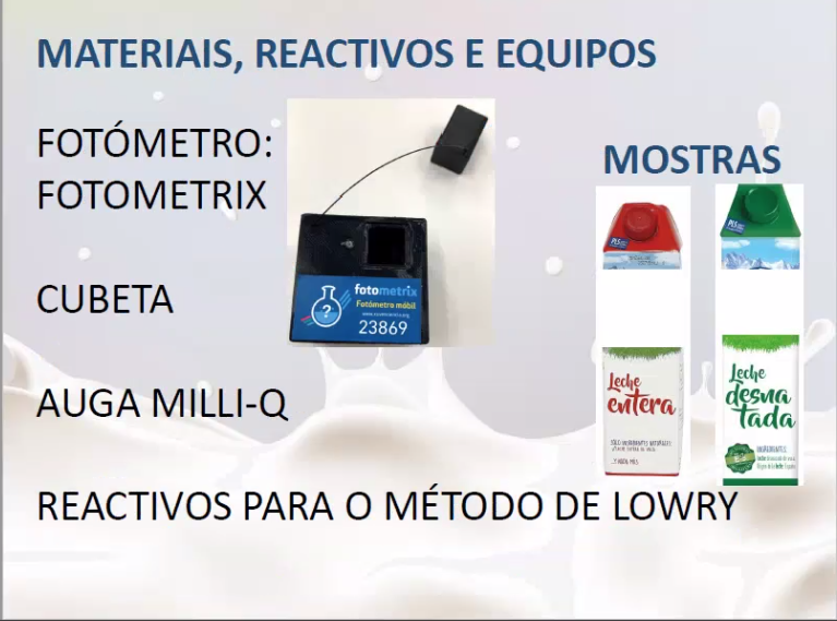 CAFIgalicia's tweet image. 🥛O #fotómetro permite facer o estudo das diferentes dilucións de leites.

🥛Os nosos participantes amosan presentacións e cartéis para compartir resultados.

🥛Estamos na actividade Xuvenciencia. Aprender facendo #CAFI_AulaNova 
@XuvenCiencia @UniversidadeUSC @CampusTerraUSC