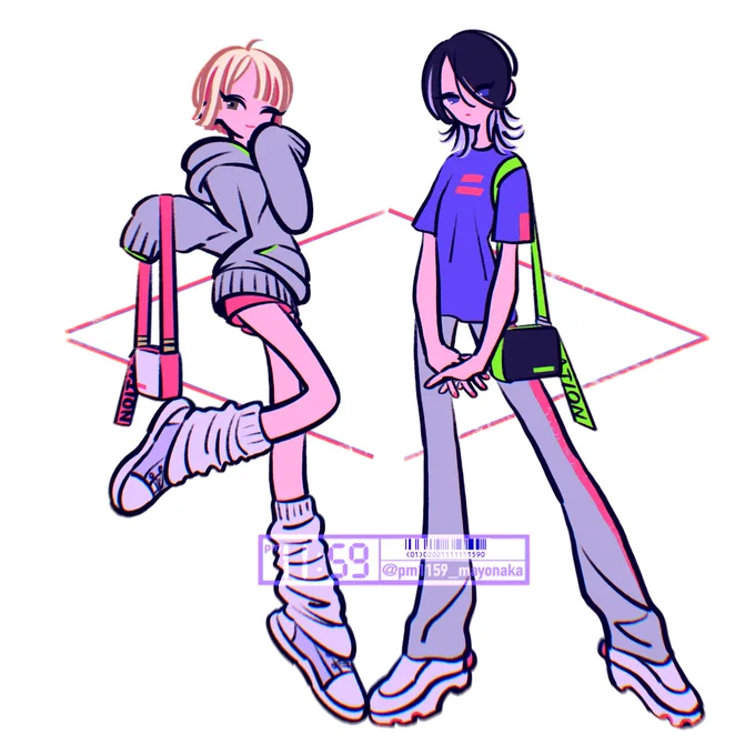 #オリジナルイラスト 