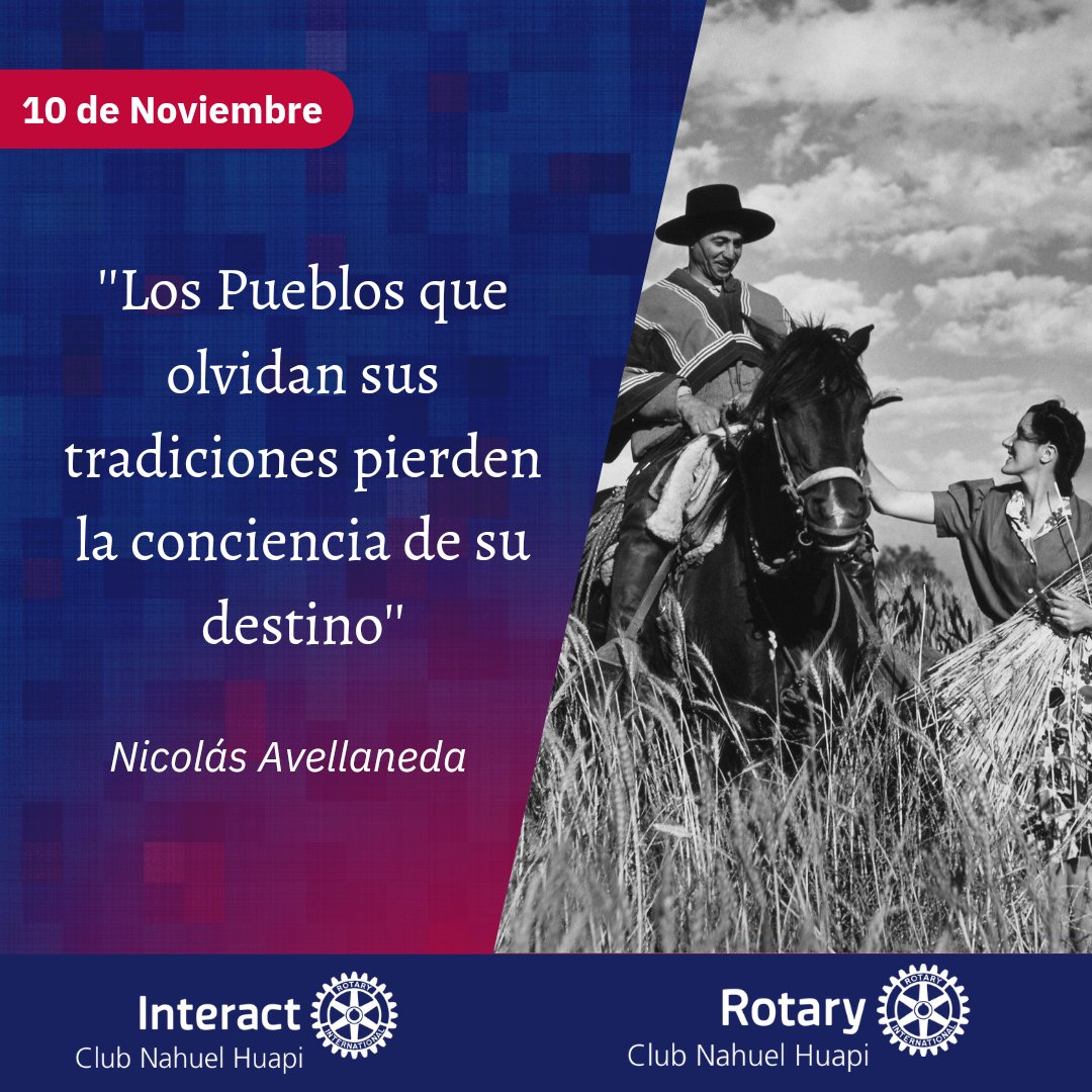 Interact_NH_'s tweet photo. El 10 de Noviembre se festeja el dia de la tradición, la fecha de nacimiento del escritor José Hernández, autor de “El gaucho Martín Fierro” y “La vuelta de Martín Fierro”. 
No hay que olvidar nunca de donde venimos ni todo lo lindo que nos representa! Feliz día de la Tradición https://t.co/L4PiNjIjbg