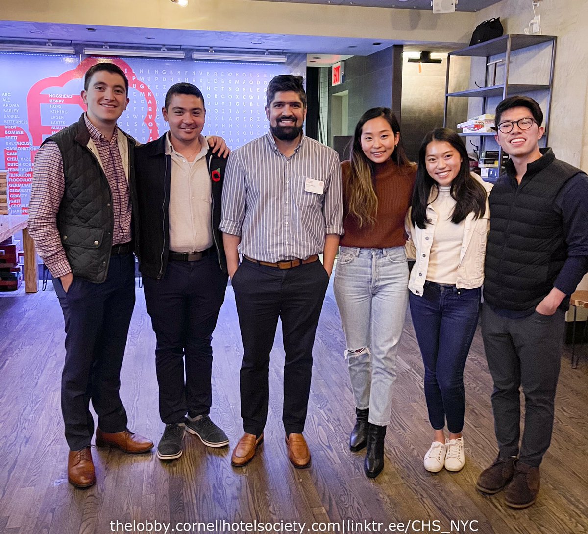 chs_nyc's tweet photo. CHS NYC had a great HH at Clinton Hall, near POD 51 Hotel on Nov 8th. Thanks to all who joined us and to Clinton Hall team! We have an event on Friday Nov 12, please join us!
#hotelieforlife #lifeisservice #CHS_NYC #CHSNYC #CornellHotelie #Hotelie #clintonhallny #pod51 https://t.co/owTXE54wFD