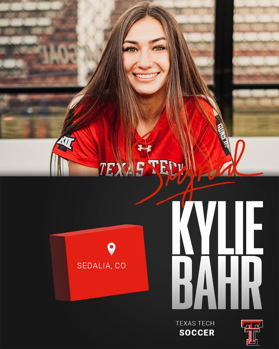 𝐒𝐢𝐠𝐧𝐞𝐝 🖊 

Welcome to the Red Raider family, <a href="/kyliebahr/">kylie bahr</a>‼️

#WreckEm