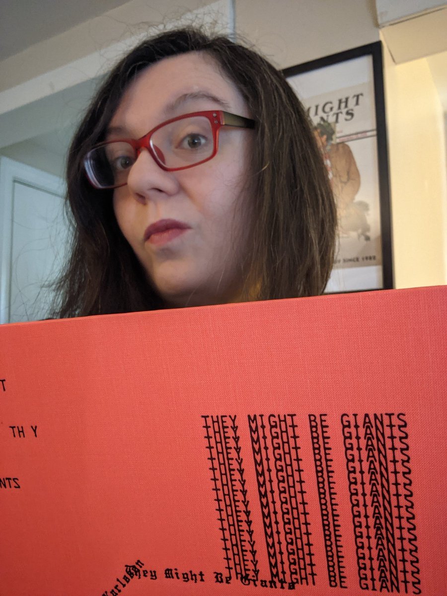 DanaViperizes's tweet photo. @tmbg What a coincidence! #lookingoverBOOK #TMBG https://t.co/pxIplsGfT9