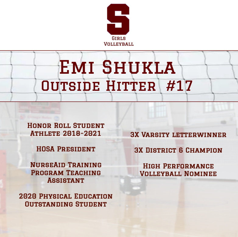 scasdathletics's tweet image. Next, we offer our congratulations to Emi Shukla, who will head to Carnegie Mellon University to continue her academic and athletic careers! Congratulations Emi, and best of luck in your next chapter!