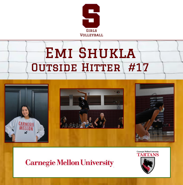scasdathletics's tweet image. Next, we offer our congratulations to Emi Shukla, who will head to Carnegie Mellon University to continue her academic and athletic careers! Congratulations Emi, and best of luck in your next chapter!