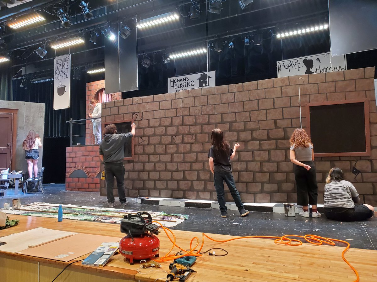 The show is really coming along. The cast and crew of Little Shop of Horrors will be doing our first full run with tech and pit tonight. Don't forget to get your tickets! cortlandhightheatre.yapsody.com/event/index/69…