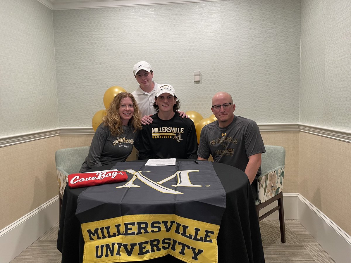 AjHoenstine's tweet photo. Congrats to Jonah Snowberger for signing his letter of intent to Millersville University! #coveboy #southpaw #1morerun #stormshere https://t.co/duTYZgZrkI