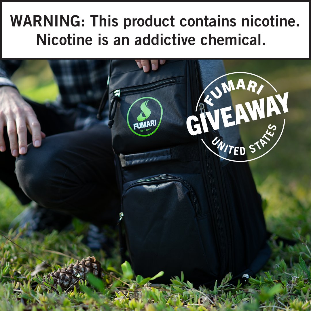 fumari's tweet photo. GIVEAWAY: With Thanksgiving coming up, we thought we’d treat our loyal #Fumari fans to another holiday #giveaway. Therefore we’re giving away 1x Gallivant bag to 3 lucky winners! 

Head on over to IG to enter 👇

https://t.co/3fCZKhWVh2
#hookah #raffle #hookahgiveaway #freehookah https://t.co/m1QkijSrVe