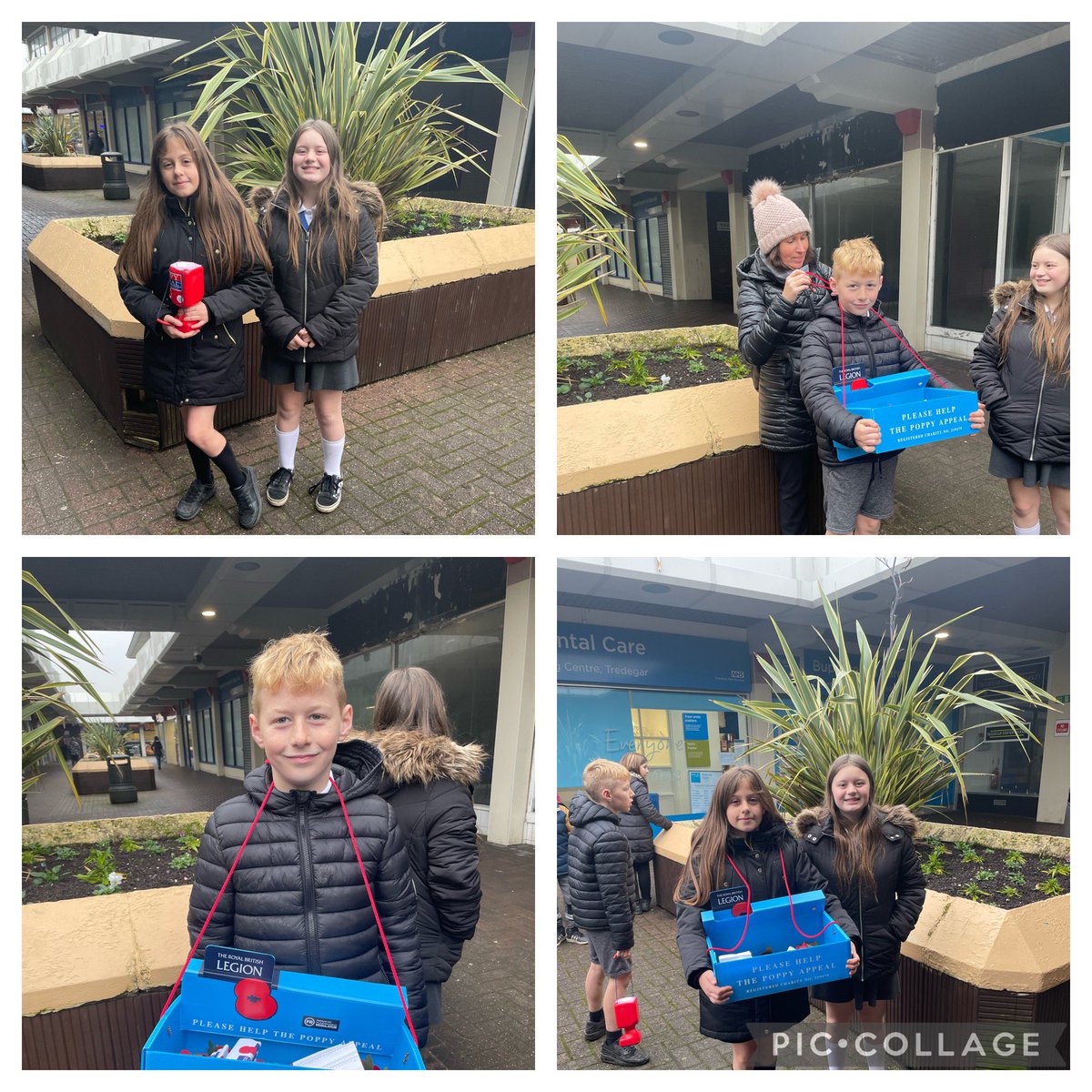 So proud of our pupils supporting <a href="/Gwent_Poppy/">Gwent Royal British Legion & Poppy Appeal</a> <a href="/PoppyLegion/">Royal British Legion</a> selling poppies in our community. Well done @DeightonPrimary