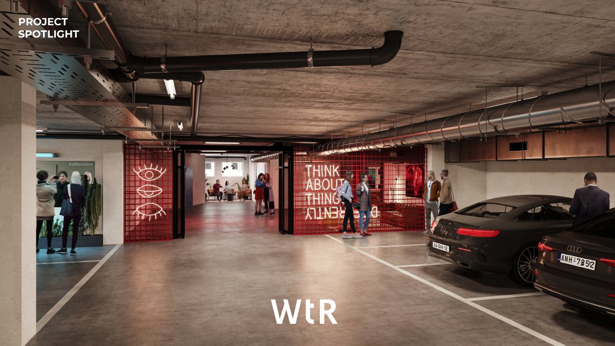 walktheroom's tweet photo. When @Kungsleden reached out to us for #3dvisualizations that would transform this car park into a space suitable for office work and educational purposes, we jumped at the chance! What do you think of the results? #cgi #render #rendering3d #rendering #3dvisualization https://t.co/UXdRlpbUWo