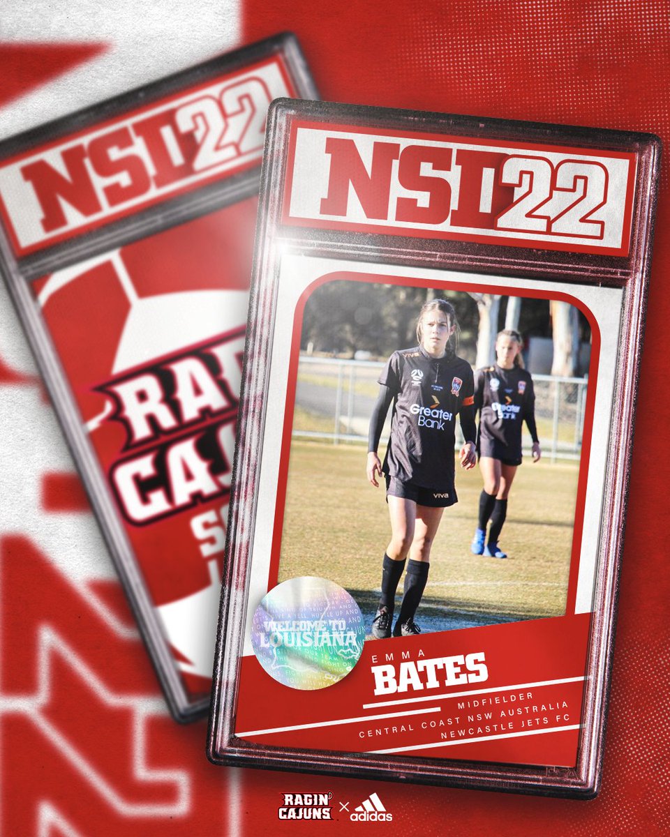 RaginCajunsSOC's tweet photo. ✍️ Signed and Official 📁

⚽️ Emma Bates - MF
Central Coast NSW, Australia

#GeauxCajuns ⚜️
#NSD22 https://t.co/7GKZuQFf8V