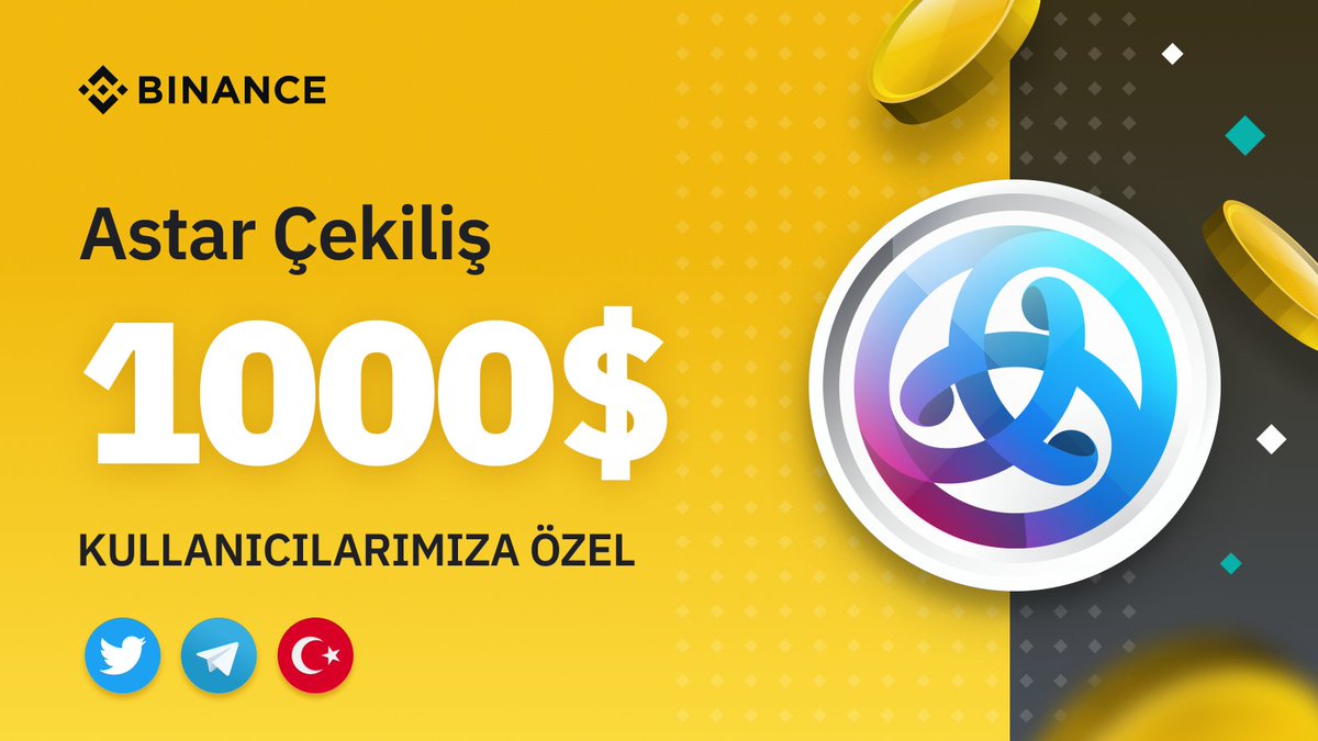 Binance_Turkish's tweet photo. Muhteşem Türkiye 🇹🇷 Topluluğuna Özel 1000$ 

🔄#BinanceASTR hashtag ile alıntıla yaparak paylaş

✅Takip @AstarNetwork &amp; @Binance_Turkish &amp; @BinanceTR

♥️Katıl https://t.co/N1Pd6r4vAS &amp; https://t.co/P4Jv9tOhXQ &amp; https://t.co/9j3A70OOYu

Detaylar ➡️ https://t.co/OdoobjCOBj https://t.co/QSV2juCeVB