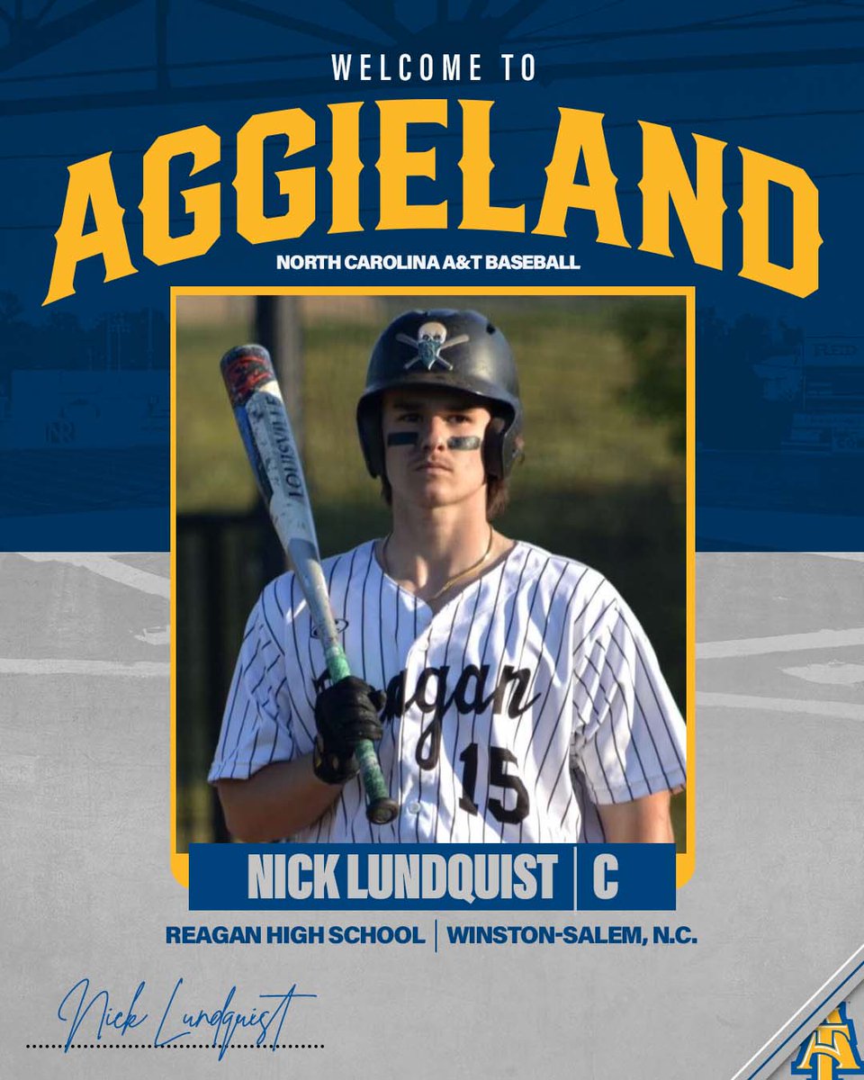 Please welcome the latest additions to the <a href="/NCAT_Baseball/">𝓓𝓲𝓪𝓶𝓸𝓷𝓭 𝓐𝓰𝓰𝓲𝓮𝓼</a> team. Welcome to AGGIELAND, gentlemen. You are a part of the family now. <a href="/NCATAGGIES/">N.C. A&T Athletics</a> #BigSouth #AggiePride
