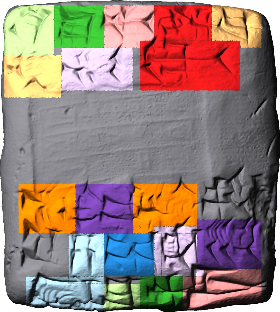 HubertMara's tweet photo. Erste Experimente zum Transfer von 2D Annotationen zu 3D ebenfalls für die #HeiCuBeDa/#HeiCu3Da(tenbank) der Hilprecht Sammlung mit 3D-Messdaten von @MPIWG @jkantel @dwintergruen https://t.co/FSGRQP08nH