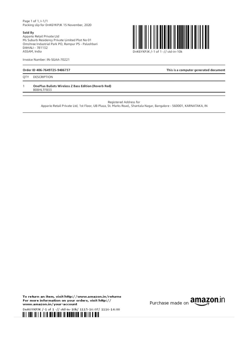Kalpak DE в X: „Hi @OnePlus_IN @OnePlus_Support I purchased Kalpak DE в X: „Hi @OnePlus_IN @OnePlus_Support I purchased