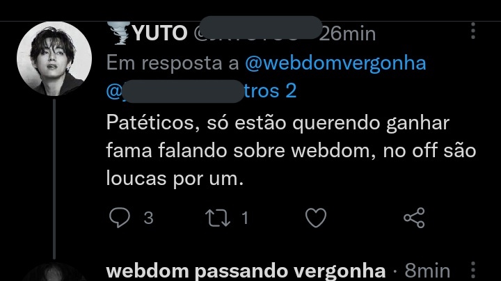 webdomvergonha's tweet photo. sos: webdom querendo ser gente https://t.co/VMvNV5RWLu