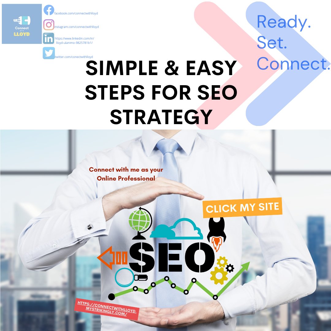 ConectwithLloyd's tweet photo. 📊Simple &amp; Easy Steps for SEO Strategy📊

📈Know what keywords to use.
Produce Outstanding Content (Naturally)
Use keywords in the URLs of your website's pages.
Hire a Professional
Connect with me as your Online Professional
site: https://t.co/O7vY6hxT1A #freelancework #seoplans https://t.co/3M5KF83WQX