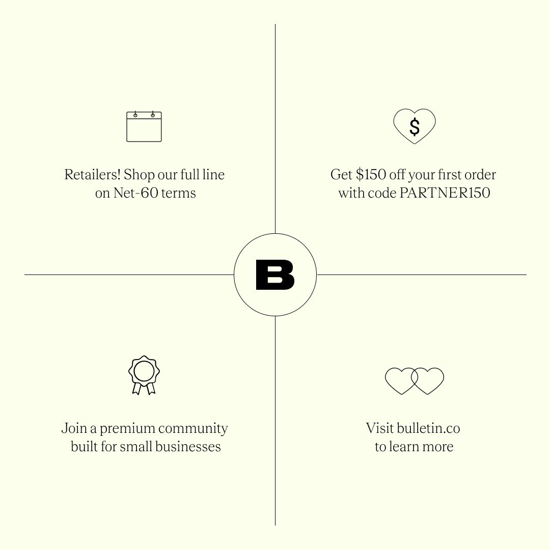 LoraDiCarlo_HQ's tweet photo. Lora DiCarlo is now officially available on @bulletin_co! Bulletin is a premium community where lifestyle retailers go to discover, meet, and shop the best brands on the planet. Shop Lora DiCarlo with preferred partner terms! https://t.co/Nsfmtbf9rV