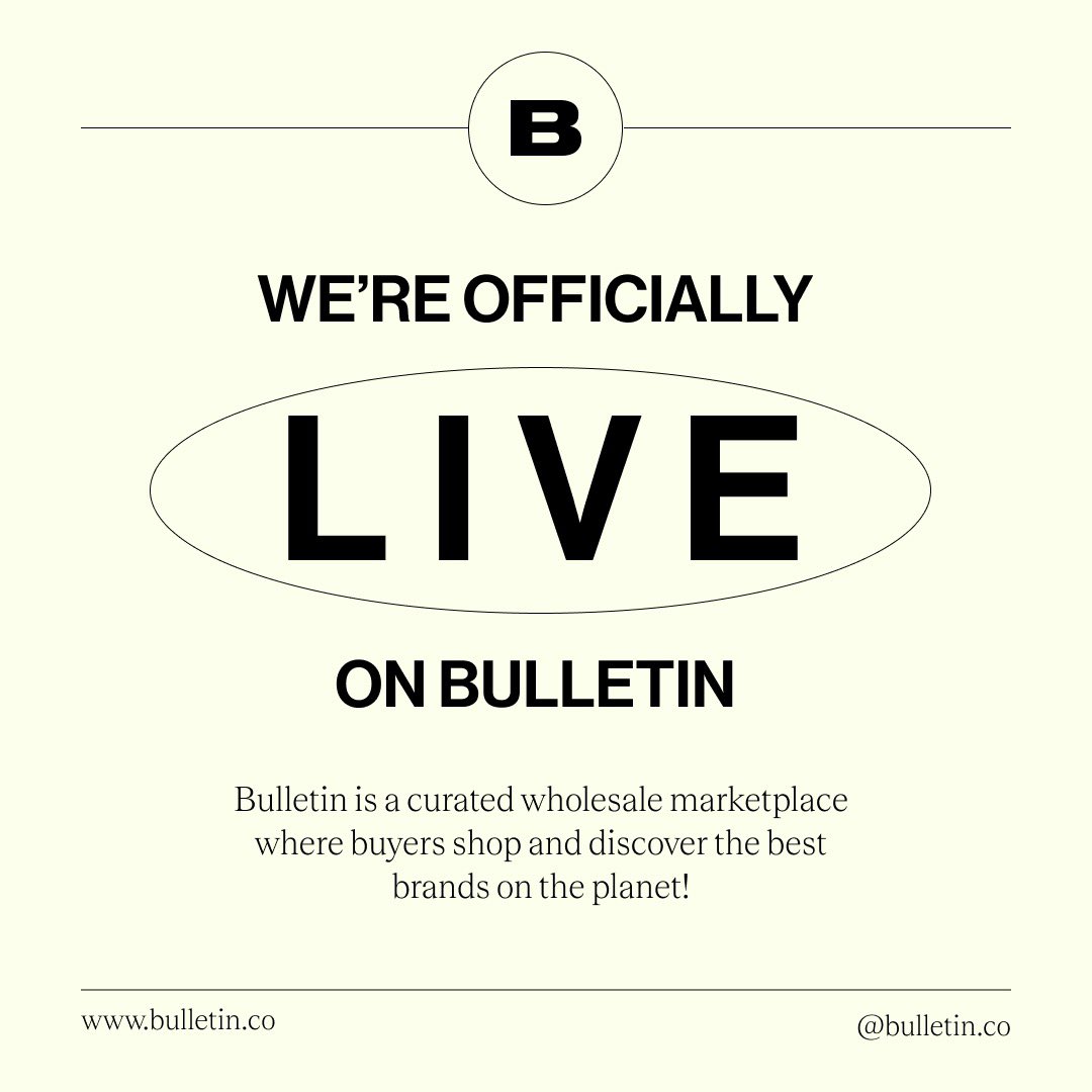 LoraDiCarlo_HQ's tweet photo. Lora DiCarlo is now officially available on @bulletin_co! Bulletin is a premium community where lifestyle retailers go to discover, meet, and shop the best brands on the planet. Shop Lora DiCarlo with preferred partner terms! https://t.co/Nsfmtbf9rV