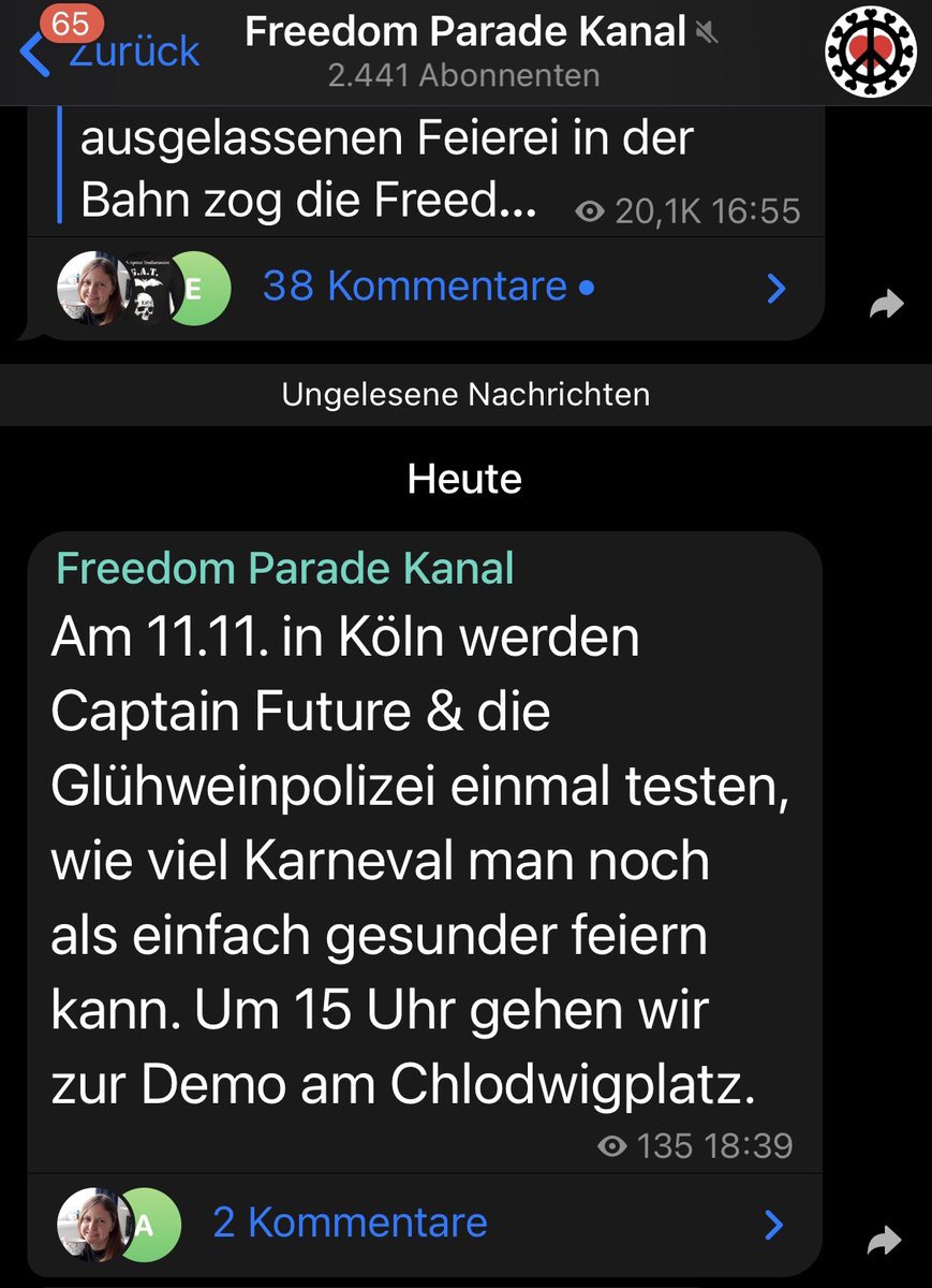 BERLIN_KATTA's tweet photo. #blödelfuture #bründel verseucht am 11.11. nun die Kölner Ecke. Helau und mein Beileid allen Kölnern #TyranneiDerUngeimpften #k1111 #ihrseidnichtdasvolk https://t.co/YBt7U61YIf