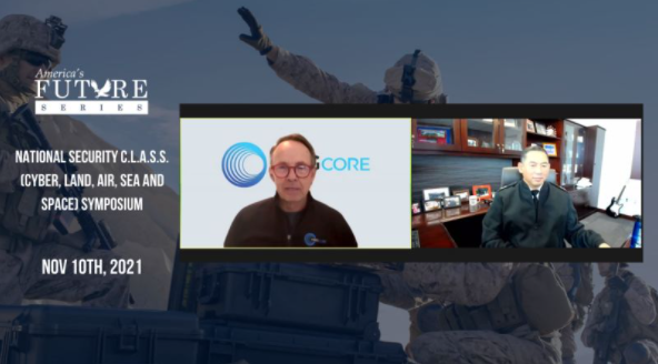 AmericasFS's tweet photo. Join MG Boe Young &amp; MG Garrett Yee of the Defense Information Systems Agency for a great conversation!

Happening now > https://t.co/Dqm7ITxuZh

#afsclass2021 #army #innovation #future #americasfutureseries https://t.co/w7DT8e6VxX