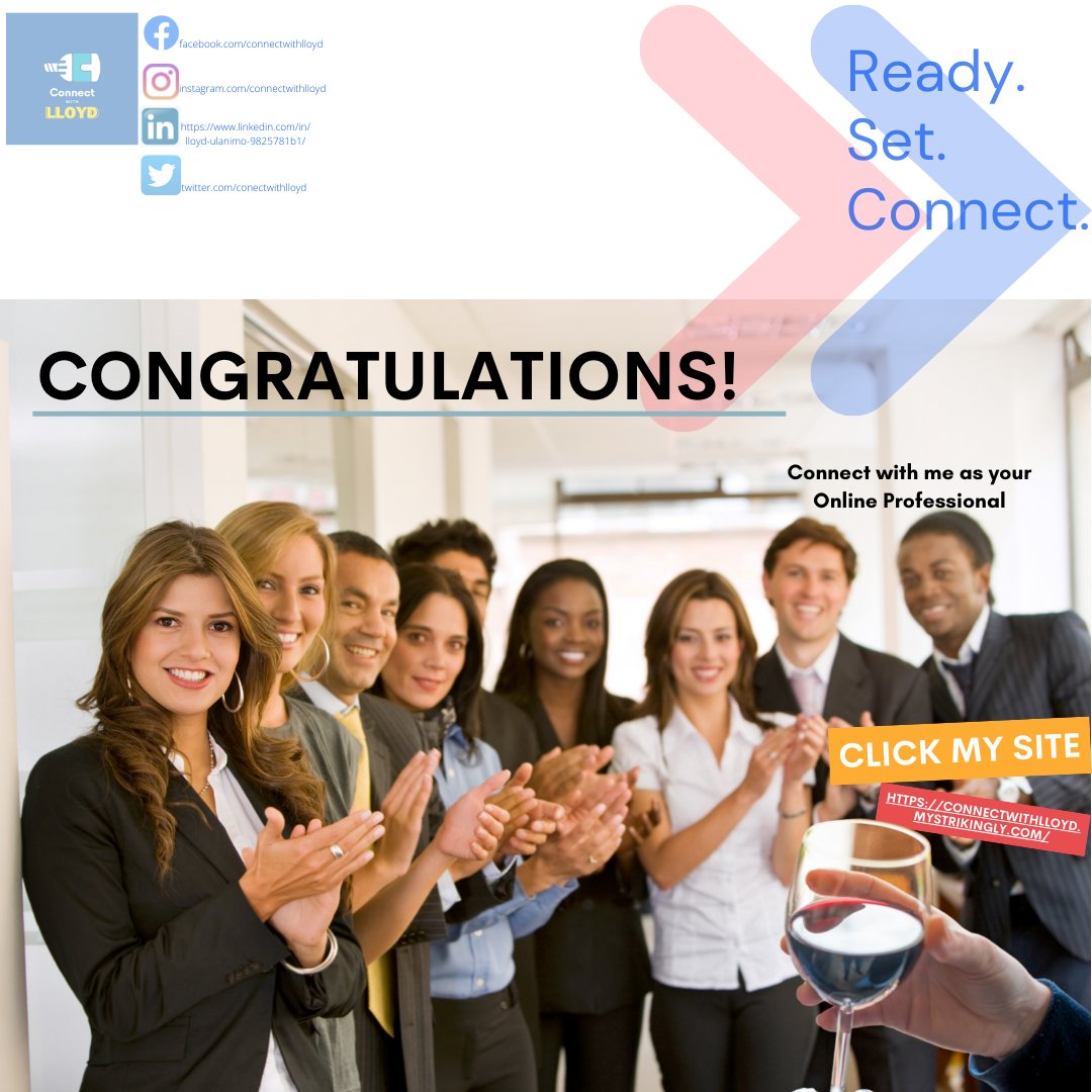 ConectwithLloyd's tweet photo. 🎉You have made it!🎉

A simple congratulations to all business online. never stop dreaming and achieving your business-oriented goals. 
Connect with me as your Online Professional 
site: https://t.co/O7vY6hxT1A #virtualassistant #businesssuccess https://t.co/gy5qp4dTya