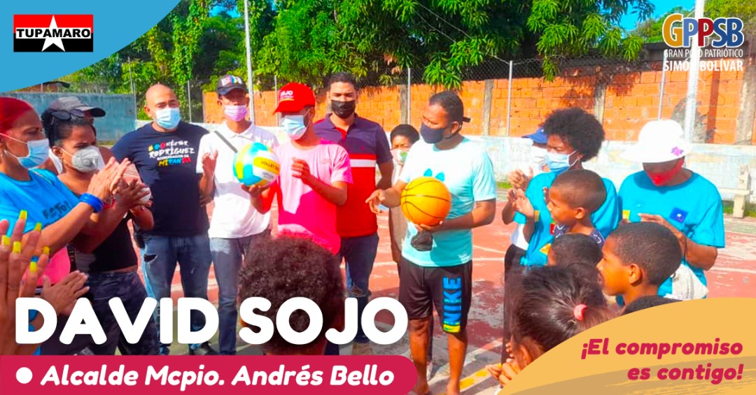 DavidSojoMRT's tweet photo. ¡Copa David Sojo! 🏆 Entregamos a la juventud de la comunidad "Las Mercedes I" pinturas para el embellecimiento de la cancha y también unos balones de basket para comenzar con el torneo y la recreación de nuestros jóvenes. 
Andrés Bello 🤝 ¡EL Compromiso es Contigo! https://t.co/VKfonEuZPx