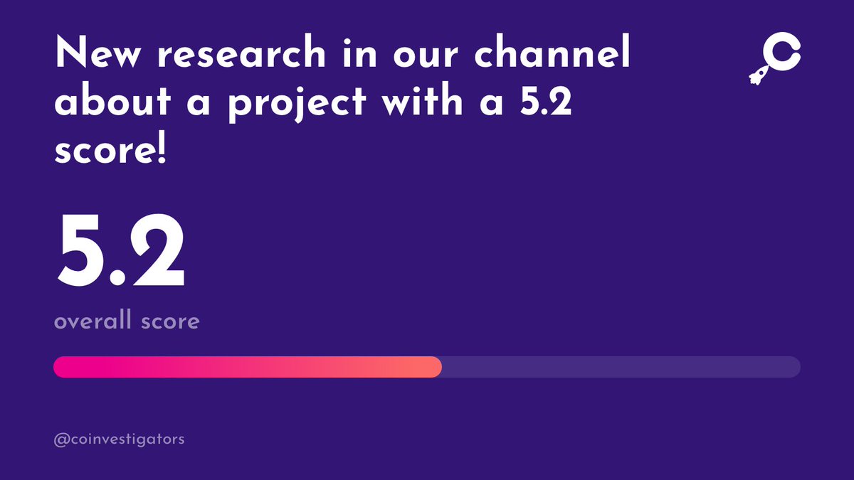 coinvestigators's tweet photo. ANOTHER ONE!⚠️

New research report about a project with a 5.2 score!
Shared it in our Telegram channel: https://t.co/wpxgXSNpxy!

We're working on our next research report. Research requests? Message us! 🔎🚀

#CryptocurrencyNews #CryptoNews #explorepage #cryptocurrecy #BSCGems https://t.co/xdPQqfo1es
