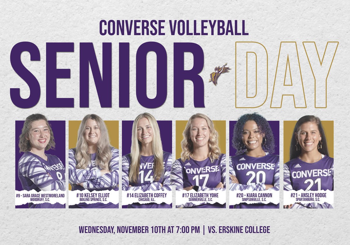 It's Game Day! Let's send our seniors out with a win over Erskine Tonight! #GoValkyries 

🕖7:00 p.m.
📍Weisiger Center
📊bit.ly/3CaIOyH
🎥bit.ly/3m71Cti
