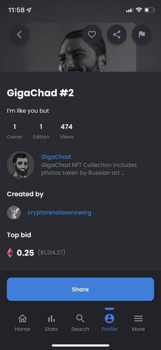 GigaChad #2 tweet media