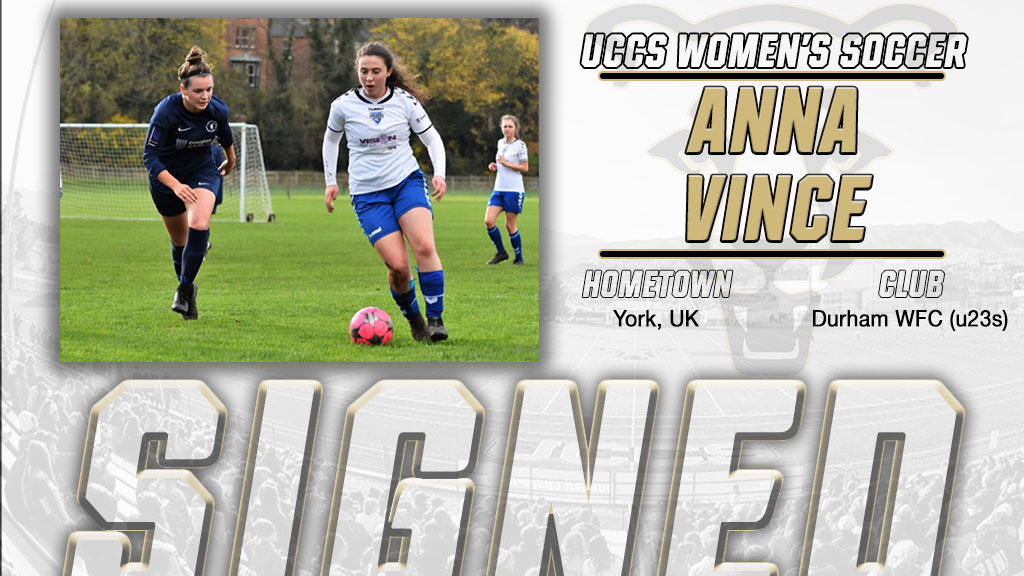 Welcome to the <a href="/UCCSws/">UCCS Womens Soccer</a> Mountain Lion Family Anna! Anna Vince (York, United Kingdom / Club: Durham WFC) #ClawsOut #GoMountainLions #NationalSigningDay