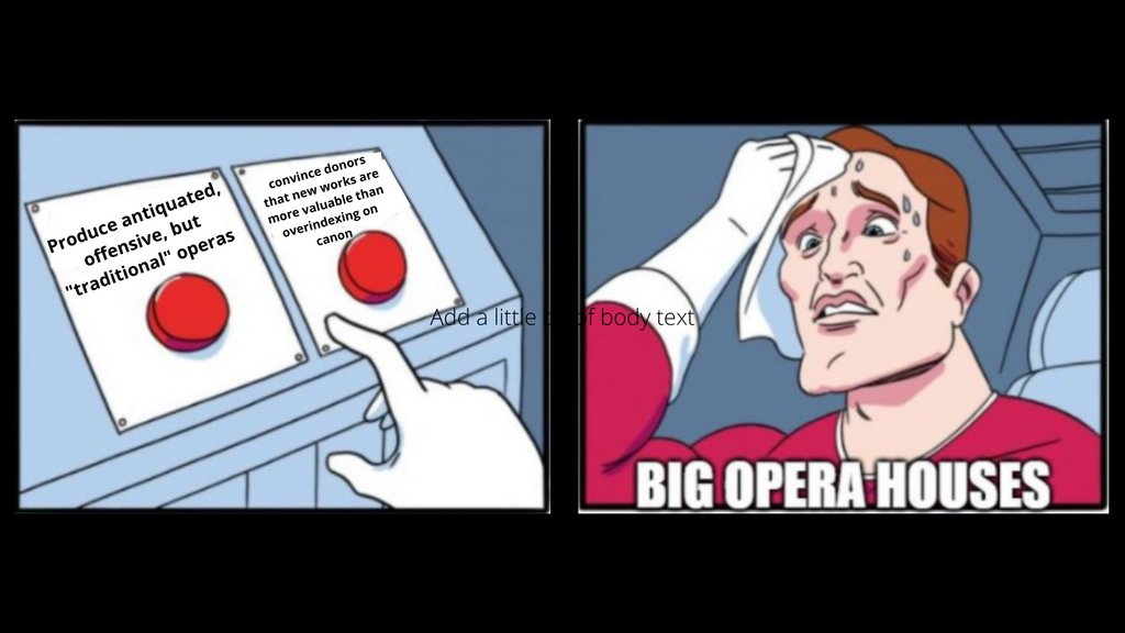 Anyone else really bored with watching money and complacency be the reason no one with power can do better? Anyone? Bueller? ⁠
⁠
#opera #operafans #classicalopera #podcast
#operaisracist #blackface #yellowface #cancel #cancelculture #accountabilityculture