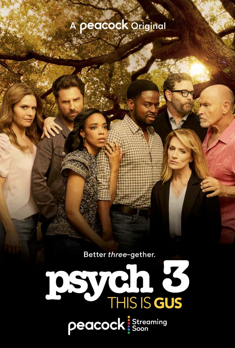 peacock's tweet photo. Can you spot the difference, @nbcthisisus? We can't.

Stream Psych 3: This is Gus November 18. https://t.co/eIxtV8sC55