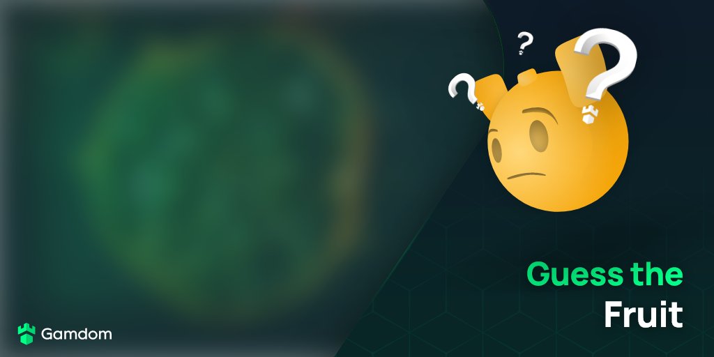 8th #Giveaway $250

Guess the Fruit and win $25!! 🤑🤑

We will select 10 correct answers randomly and award $25 to each account!

Rules:

1️⃣ Only ONE guess per person
2️⃣ Must Follow, Like &amp; Retweet 
3️⃣ Ends in 3h (22:00 CET)

Good Luck!! 🍀

Gamdom.com