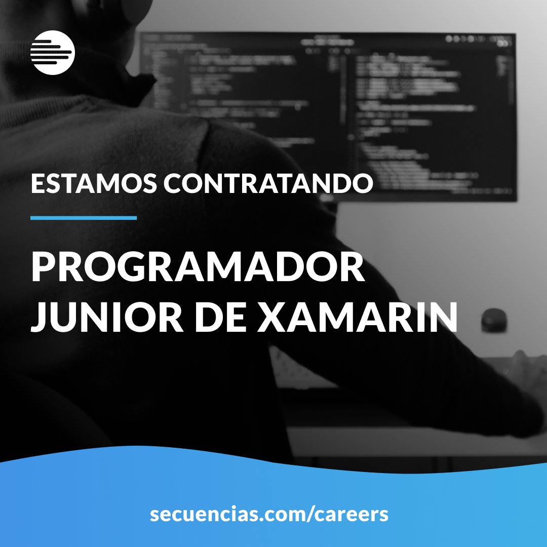 PROGRAMADORES 🚨

Si eres un programador en estas areas y te gustaría ser parte de un equipo dinámico e innovador, visita nuestra página de carreras y enviamos tu curriculum para ser considerado para una de estas posiciones. 

-> secuencias.com/careers/