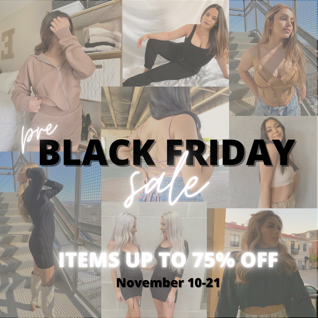 liliafash's tweet photo. SALE NOW LIVE! Use code “PREBLKFRDY” for an extra 20% off your order! ✨ https://t.co/XAEV1gn4u1