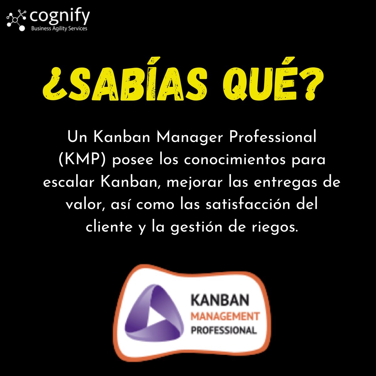 CognifyServices's tweet photo. Agilista en #SabíasQué te compartimos todos los atributos que adquiere un Kanban Manager Professional, si quieres conocer más visítanos 👉🏼 https://t.co/nczuoOXosj... #YesWeKanban https://t.co/uRKIRWYZRk